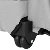 vidaXL Carrello per animali domestici 3 in 1 design grigio 48x32x(57-106) cm tessuto Oxford