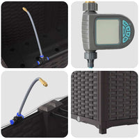 Vasi da giardino Marrone 80 x 40 x 37.5 cm Acciaio 42002822