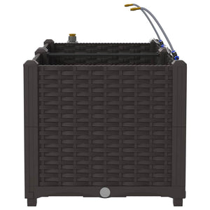 Vasi da giardino Marrone 80 x 40 x 37.5 cm Acciaio 42002822