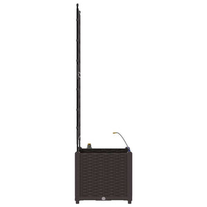 Vasi da giardino Marrone 40 x 40 x 142 cm Acciaio 42002826