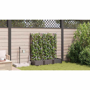 Vasi da giardino Marrone 120 x 40 x 126 cm Acciaio 42002829