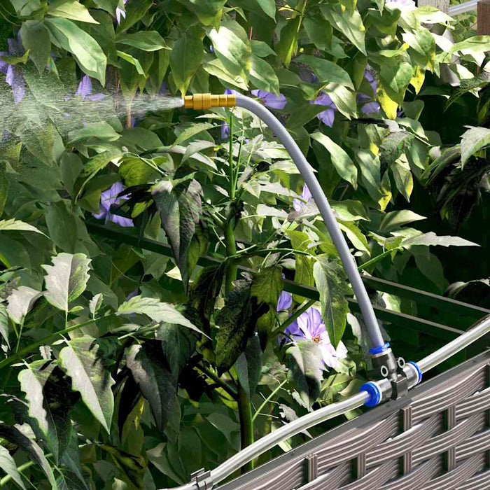 Vaso da giardino 4 pz-Set di 4 Fioriera da Esterno-Contenitore per Piante Marrone Acciaio 549418