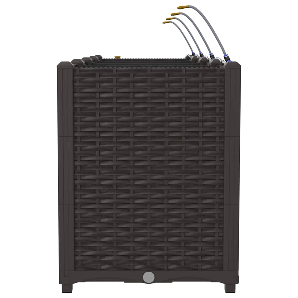 Vasi da giardino Marrone 160 x 40 x 52 cm Acciaio 42002834