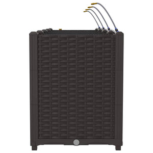 Vasi da giardino Marrone 160 x 40 x 52 cm Acciaio 42002834