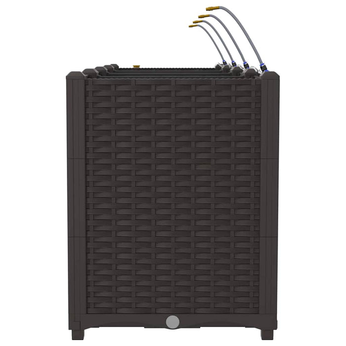 Vasi da giardino Marrone 160 x 40 x 52 cm Acciaio 42002834