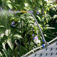 Vasi da giardino Grigio chiaro 160 x 40 x 37.5 cm Acciaio 42002893