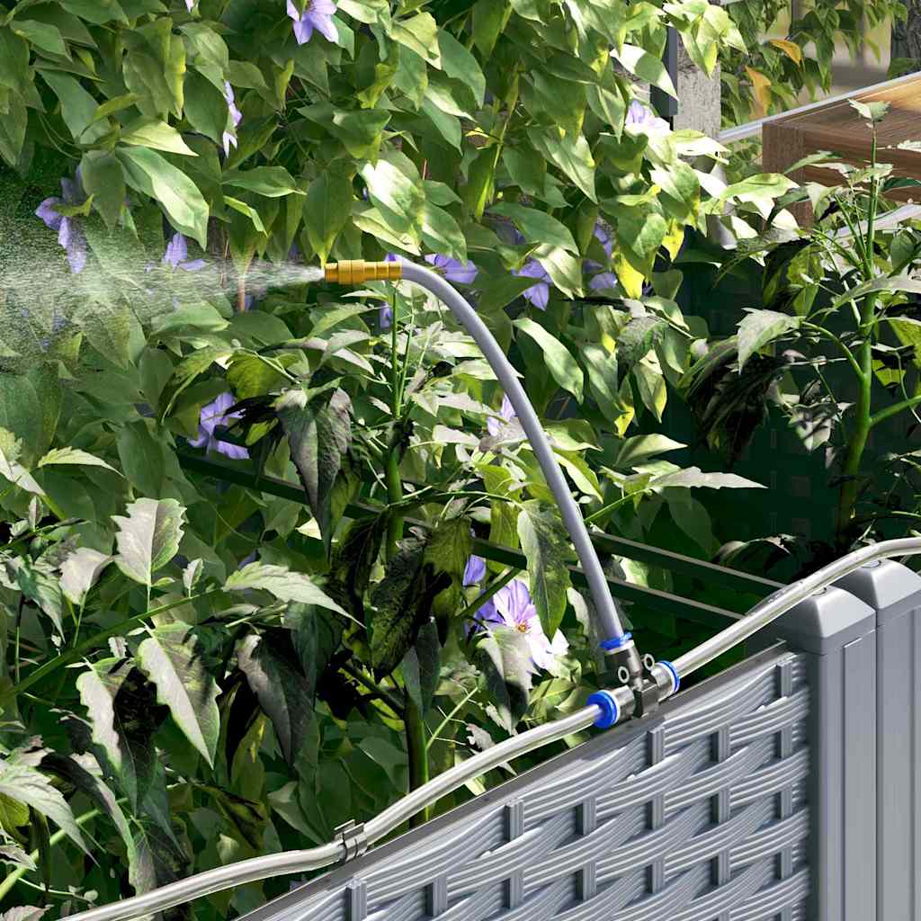 Vasi da giardino Grigio chiaro 120 x 120 x 142 cm Acciaio 42002902