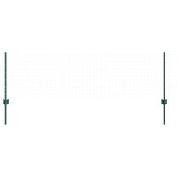 Pali per Recinzione 5 pcs Verde 60 cm Acciaio 42006260