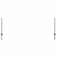 Pali per Recinzione 5 pcs Verde 80 cm Acciaio 42006262