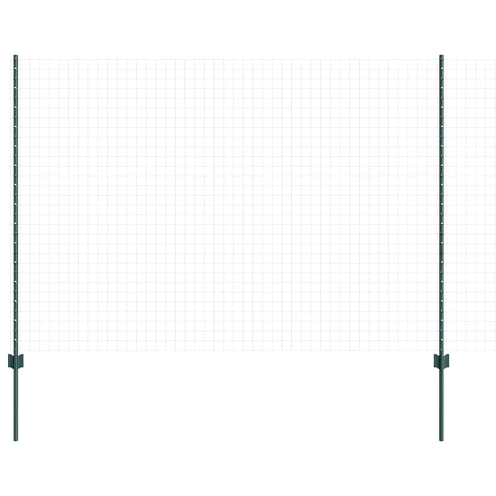 Set di 11 posti per recinzione a forma di U verde, 160 cm in acciaio. 42006273
