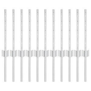 11 pz U-Channel 40 cm in Acciaio Zincato 42006291