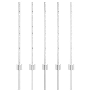 Pali per recinzione , 5 pz, U-Channel, 80 cm, in acciaio zincato. 42006294