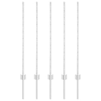 Poste per Recinzione  10 pezzi canale a U 100 cm in Acciaio Zincato. 42006296