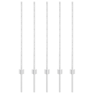 Poste per Recinzione  10 pezzi canale a U 100 cm in Acciaio Zincato. 42006296