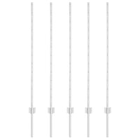 Pali per recinzione , 10 pezzi, a U, 120 cm, in acciaio zincato 42006298