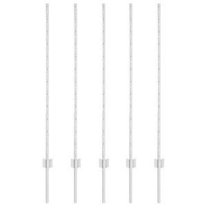 Pali per recinzione , 10 pezzi, a U, 120 cm, in acciaio zincato 42006298