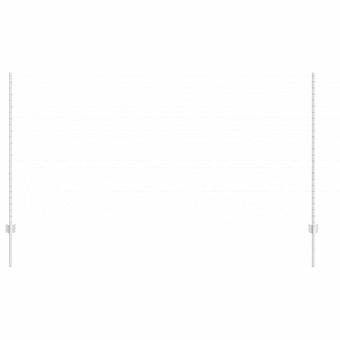 Pali di Recinzione in U-Channel - 22 Pezzi da 140 cm in Acciaio Zincato 42006301