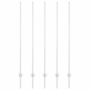 Pali per recinzione  - 10 pezzi - canale a U - 160 cm - in acciaio zincato 42006304