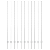 Poste per Recinto , 22 pezzi, Canale a U, 160 cm, Acciaio Zincato 42006305