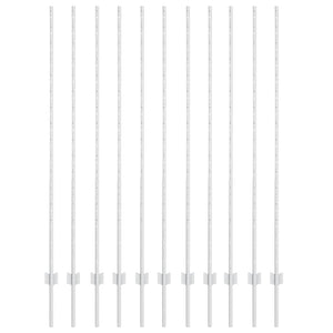 Poste per Recinto , 22 pezzi, Canale a U, 160 cm, Acciaio Zincato 42006305