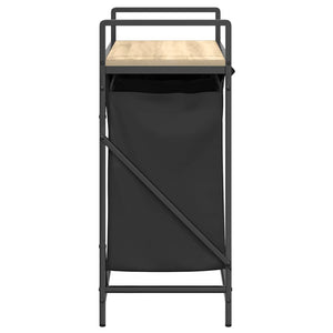 Cesto per la Biancheria 2 Scomparti con Ripiano Rovere Sonoma 859066