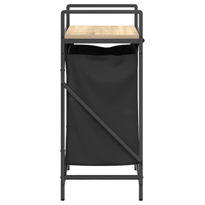 Cesto della Biancheria 1 Scomparto con Ripiano Sonoma Rovere 859071