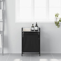 Cesto della Biancheria 1 Scomparto con Ripiano Grigio Sonoma 859073