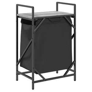 Cesto della Biancheria 1 Scomparto con Ripiano Grigio Sonoma 859073