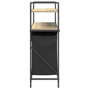 vidaXL Cesto Portabiancheria 3 Scomparti con Ripiani Rovere Sonoma