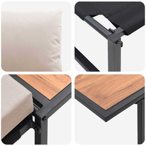 Set da Pranzo per Giardino 2 pcs Talpa Acciaio 42004139