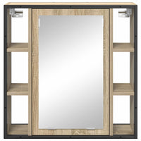 Mobiletto per specchio da bagno Beige 60 x 16 x 60 cm 868040