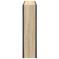 Mobiletto per specchio con porta-Armadietto a Specchio da Bagno Rovere Sonoma 60 x 16 x 60 cm