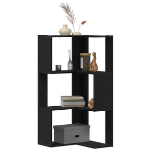 Libreria Angolare Rovere nero 50 x 50 x 102 cm 868050
