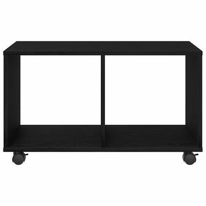 Tavolino Rovere nero 72 x 33 x 42.5 cm Legno multistrato 868061