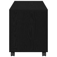 Tavolino Rovere nero 72 x 33 x 42.5 cm Legno multistrato 868061