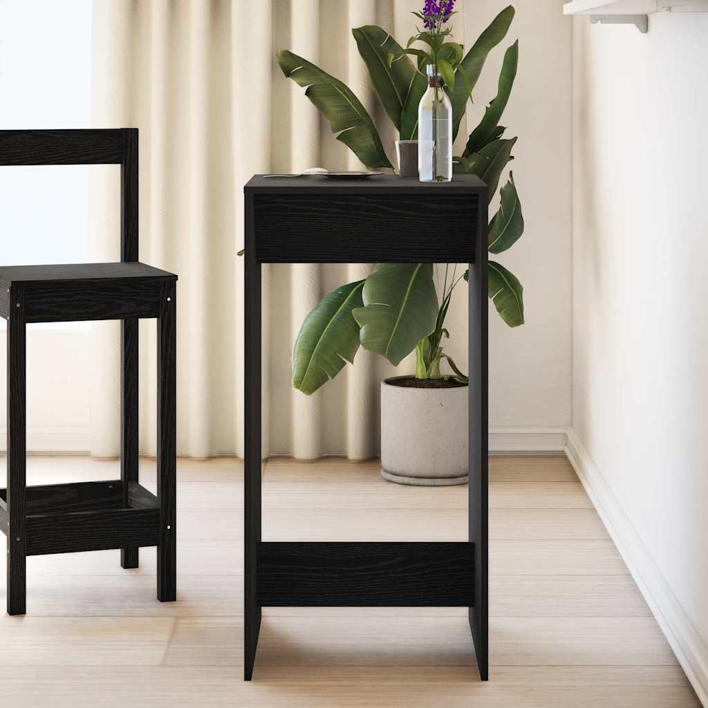 Tavolo da bar Rovere Nero 51 x 50 x 103.5 cm Legno multistrato 868080