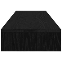 vidaXL Supporto per Monitor Rovere Nero 100x27x10cm in Legno di Pino