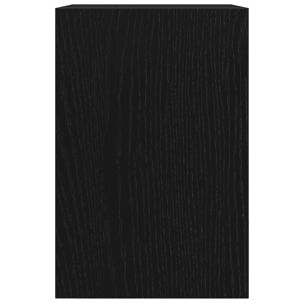 Supporto Monitor con Organizzatore Rovere Nero in Truciolato 868087