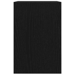 vidaXL Supporto Monitor con Organizzatore Rovere Nero in Truciolato