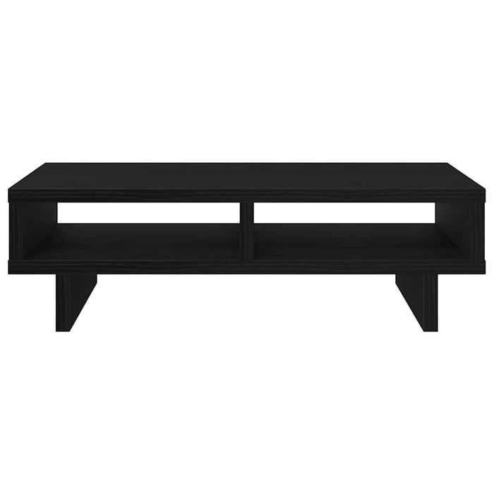 Supporto per Monitor Rovere Nero 50x27x15 cm in Truciolato 868088