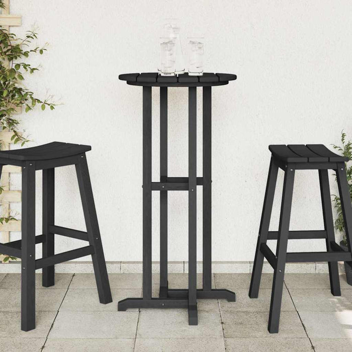 Tavolo da bar Nero 55 x 55 x 107 cm HDPE 42006608