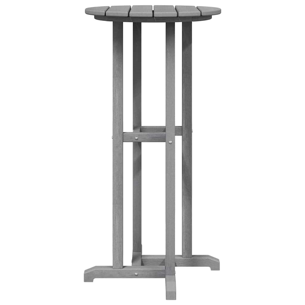 Tavolo da bar Grigio chiaro 55 x 55 x 107 cm HDPE 42006609