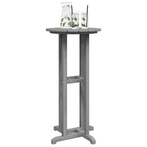 Tavolo da bar Grigio chiaro 55 x 55 x 107 cm HDPE 42006609