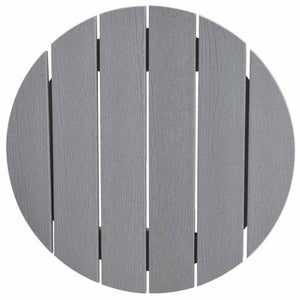 Tavolo da bar Grigio chiaro 55 x 55 x 107 cm HDPE 42006609