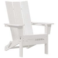 Sedia Adirondack Pieghevole Bianco 74.5 x 80.5 x 90cm HDPE 42006617