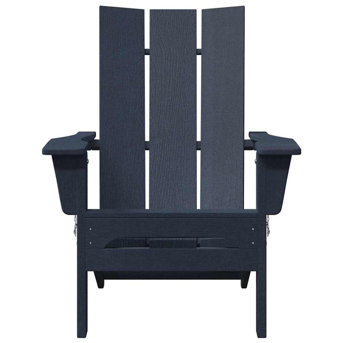 Sedia Adirondack Pieghevole Navy 74.5 x 80.5 x 90cm Plastica 42006618