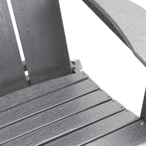 Sedia Adirondack Pieghevole Grigio chiaro 74.5 x 80.5 x 90cm 42006620