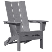 Sedia Adirondack Pieghevole Grigio chiaro 74.5 x 80.5 x 90cm 42006620