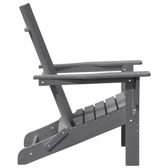 Sedia Adirondack Pieghevole Grigio chiaro 74.5 x 80.5 x 90cm 42006620