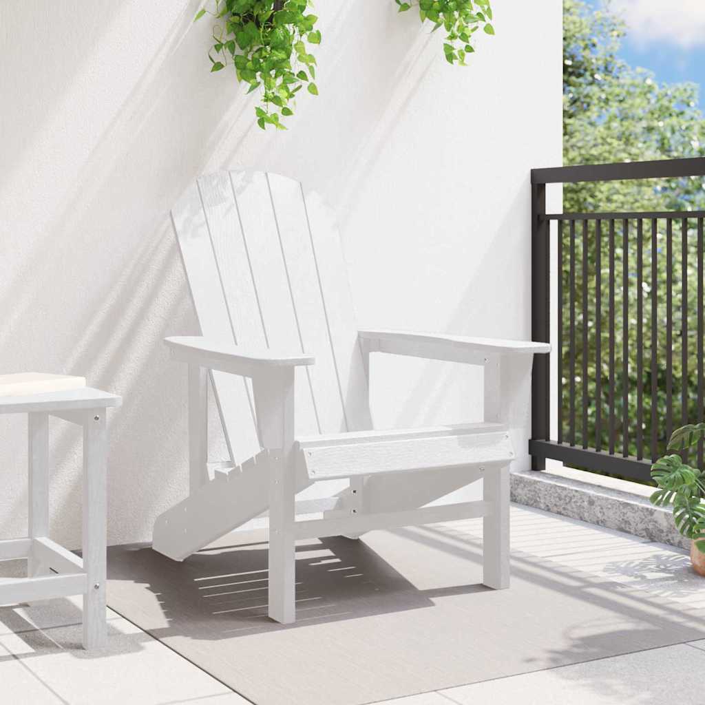 Sedia Adirondack Bianco 74 x 82 x 92cm HDPE 42006621